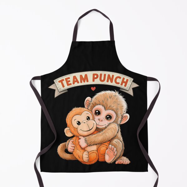 Item preview, Team Punch Cute Monkey Hug Funny Friendship Animal Graphic designed and sold by Phil Ben.