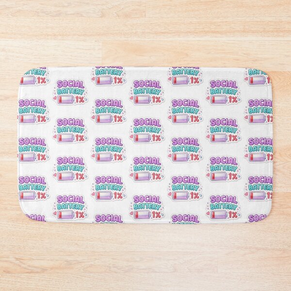 Item preview, Social Battery 1% Introvert designed and sold by PriyankaSonara.