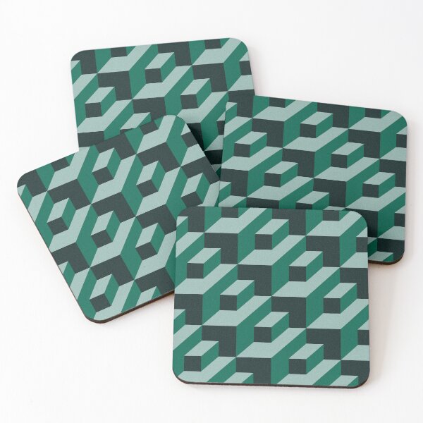 Item preview, 3D Steps in Green designed and sold by The Frog Pond Arts.