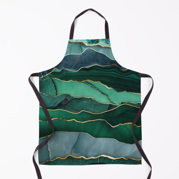 Item preview, Emerald Agate Marble with Gold Lines – Green Gold Mineral Structure Design designed and sold by CosmicGlyph.