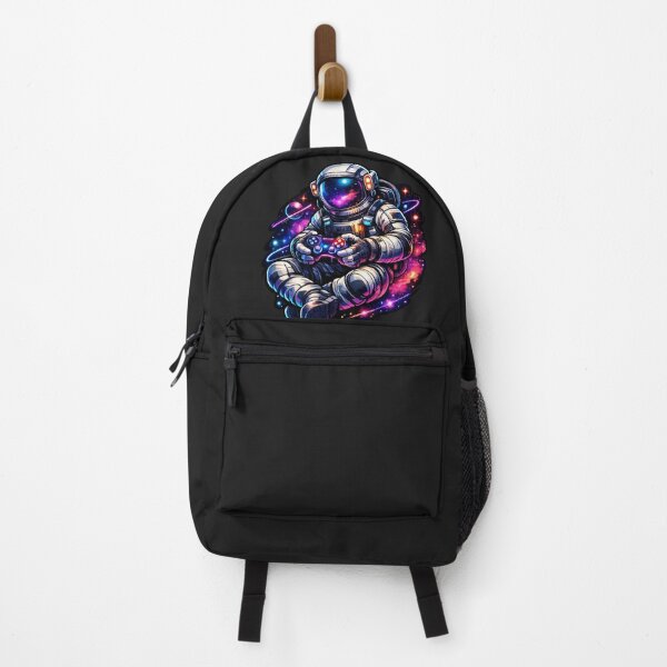 Item preview, Galaxy Gamer Astronaut Sticker – Space Gaming Controller Cosmic Design designed and sold by irfanshikh.
