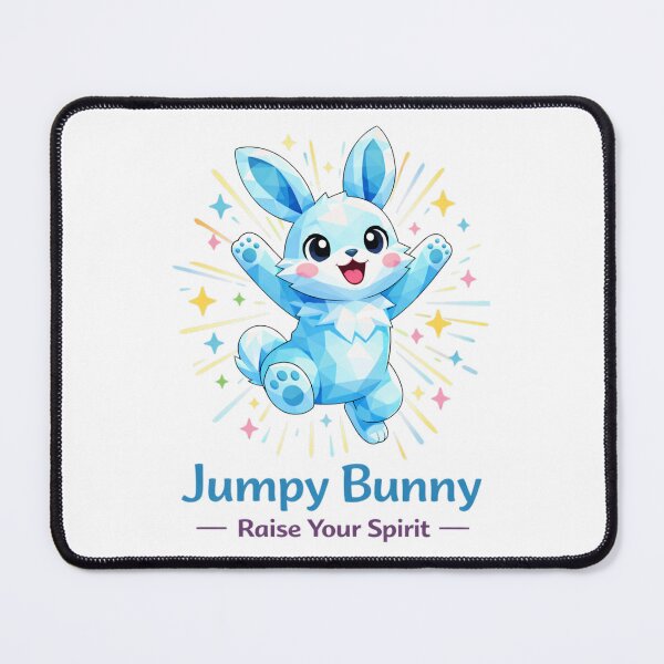 Item preview, Jumpy Bunny - Raise Your Spirit designed and sold by PrimalGeometry.