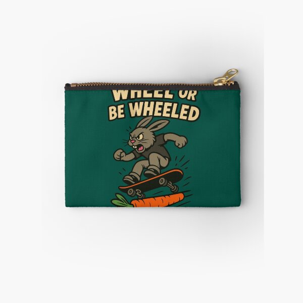 Item preview, Wheel or Be Wheeled Skateboarding Bunny  designed and sold by SillyPawsStudio.