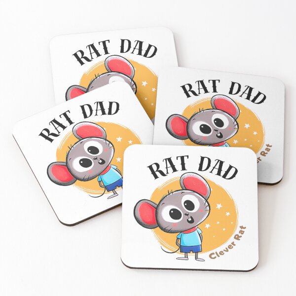 Item preview, Ray Dad Chinese Zodiac – Clever Rat Dad Illustration designed and sold by OriginalMindArt.