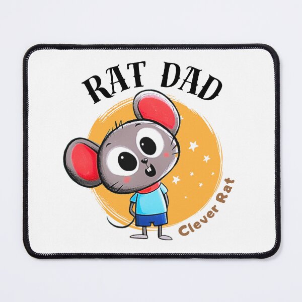 Item preview, Ray Dad Chinese Zodiac – Clever Rat Dad Illustration designed and sold by OriginalMindArt.