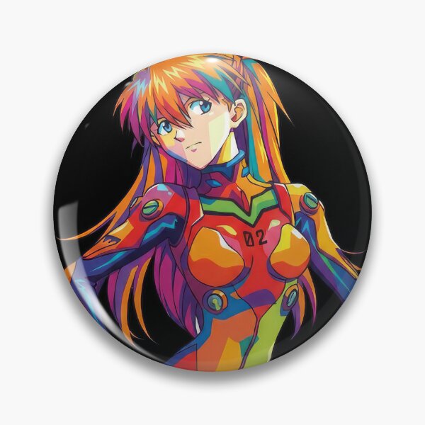 Item preview, Evangelion Asuka Langley Pop Art designed and sold by sandrahofer-art.