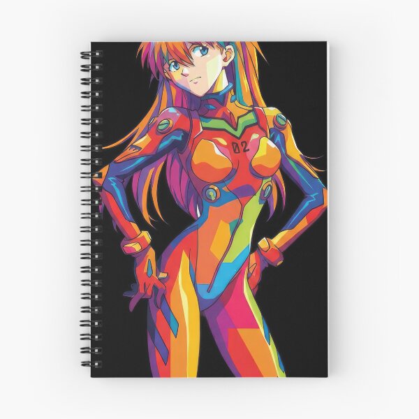 Item preview, Evangelion Asuka Langley Pop Art designed and sold by sandrahofer-art.