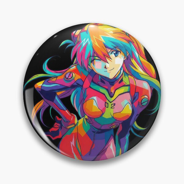 Item preview, Asuka Langley Evangelion Wpap Art designed and sold by sandrahofer-art.