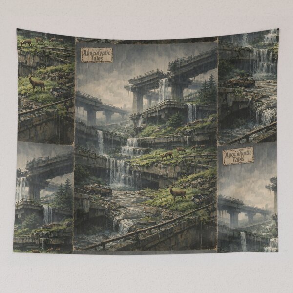 Item preview, The Cathedral of the Freeway - Apocalyptic World designed and sold by bapupa.