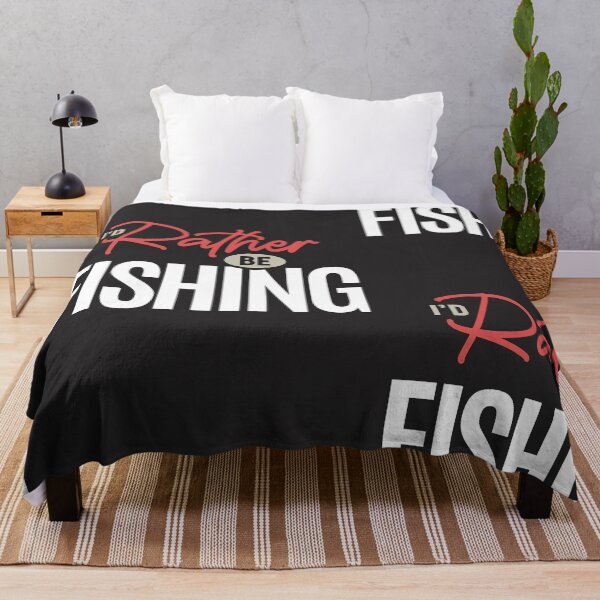 Item preview, I’d Rather Be Fishing Funny Fishing Lover Quote designed and sold by cidolopez.