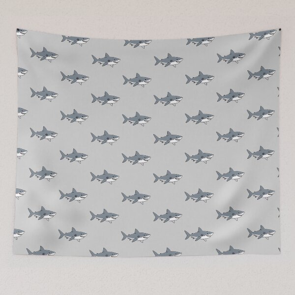 Item preview, Apex Predator - Great White Shark Illustration designed and sold by pixeldizajn.