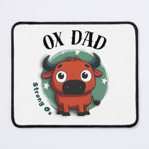 Item preview, Ox Dad Chinese Zodiac – Strong Ox Dad Illustration designed and sold by OriginalMindArt.