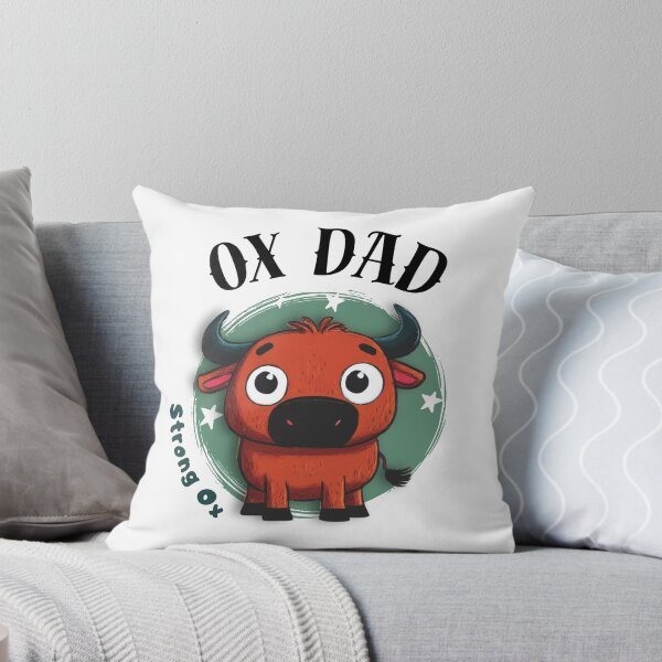 Item preview, Ox Dad Chinese Zodiac – Strong Ox Dad Illustration designed and sold by OriginalMindArt.