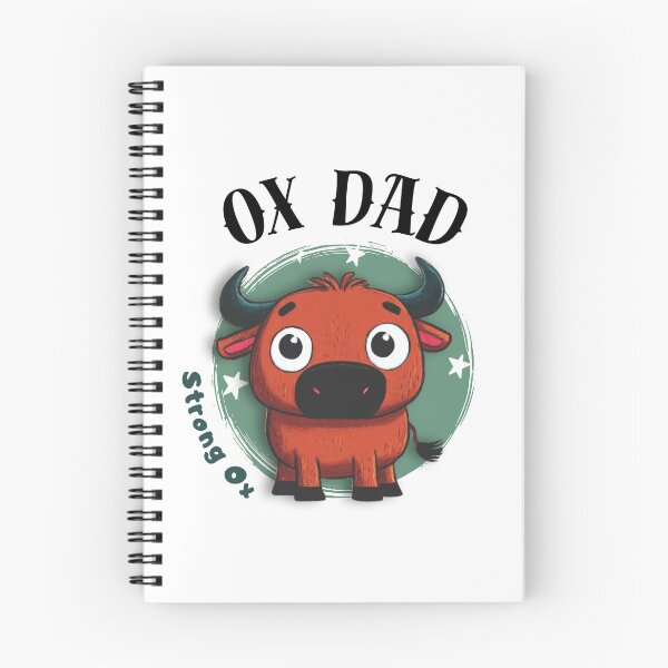 Item preview, Ox Dad Chinese Zodiac – Strong Ox Dad Illustration designed and sold by OriginalMindArt.