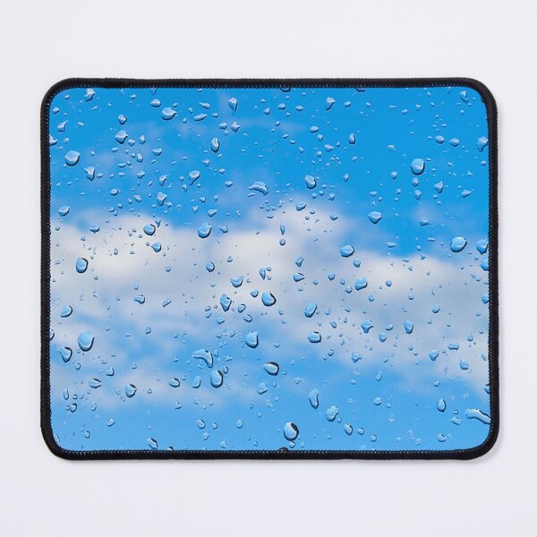 Item preview, Calm Blue Sky Raindrops - Minimalist Nature Photography for Mental Health and Peace designed and sold by Kainicram.