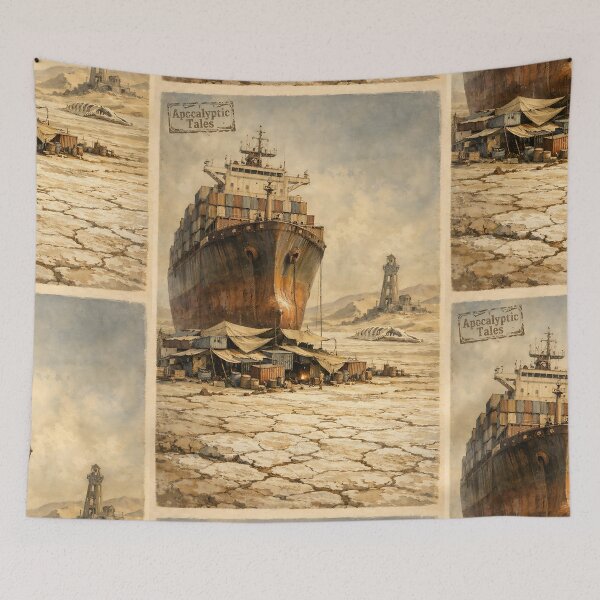 Item preview, The Nautical Graveyard - Apocalyptic World designed and sold by bapupa.