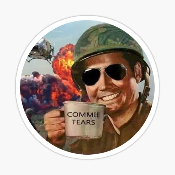 Commie Tears Sticker