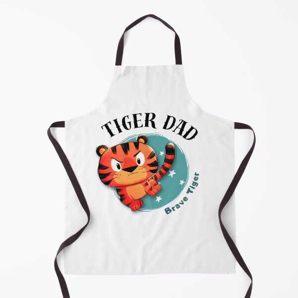 Item preview, Tiger Dad Chinese Zodiac – Brave Tiger Dad Illustration designed and sold by OriginalMindArt.