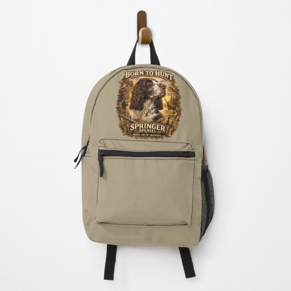 Item preview, English Springer Spaniel Hunting Dog – Born To Hunt Hunter Design designed and sold by TammyHunterArt.