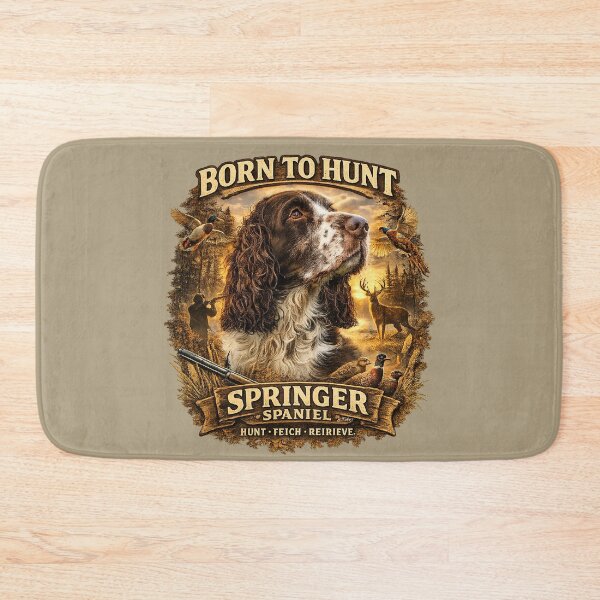 Artikelvorschau, Englischer Springer Spaniel Jagdhund – Born To Hunt Hunter Design entworfen und verkauft von TammyHunterArt.