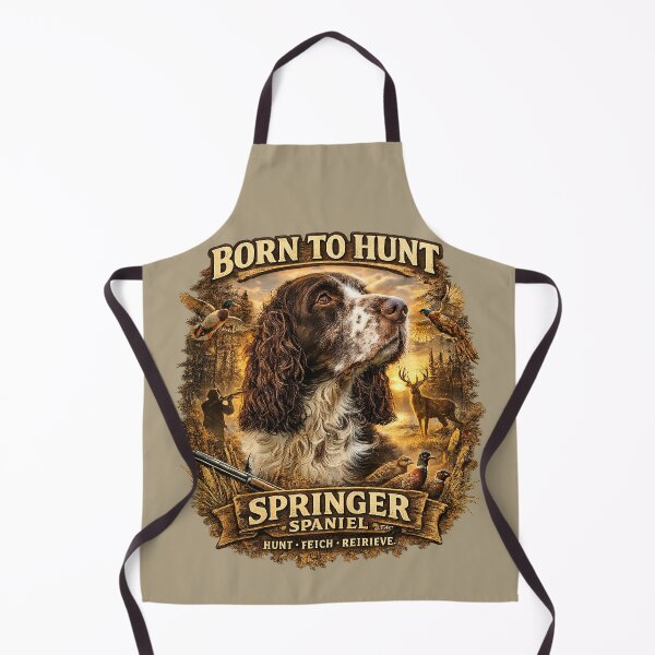 Artikelvorschau, Englischer Springer Spaniel Jagdhund – Born To Hunt Hunter Design entworfen und verkauft von TammyHunterArt.