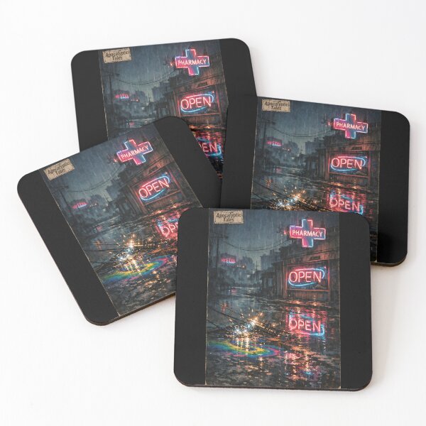 Item preview, The Neon Ghost-Grid - Apocalyptic World designed and sold by bapupa.