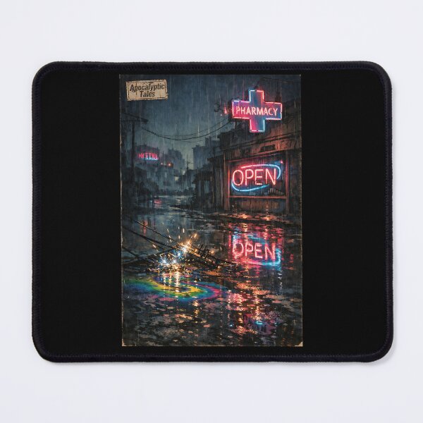Item preview, The Neon Ghost-Grid - Apocalyptic World designed and sold by bapupa.