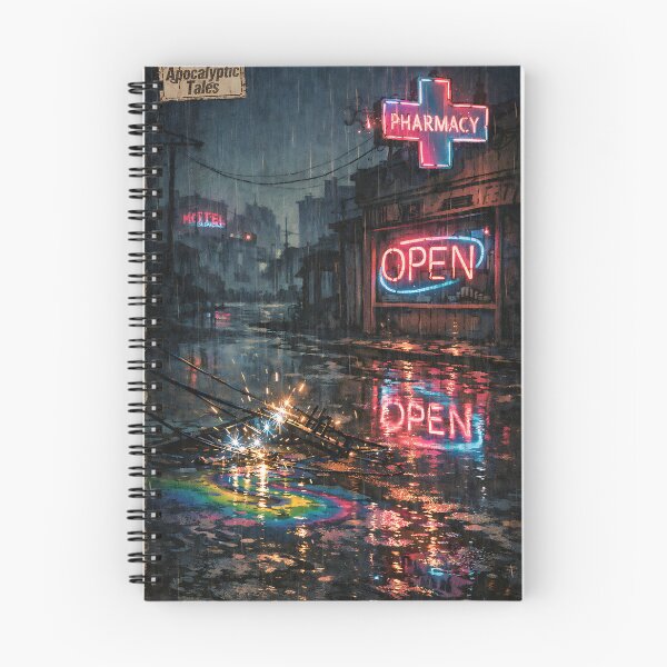 Item preview, The Neon Ghost-Grid - Apocalyptic World designed and sold by bapupa.