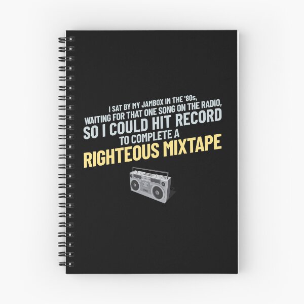 Item preview, '80s Jambox, Righteous Mixtape Life -- retro nostalgia designed and sold by The Sporty Nerd.