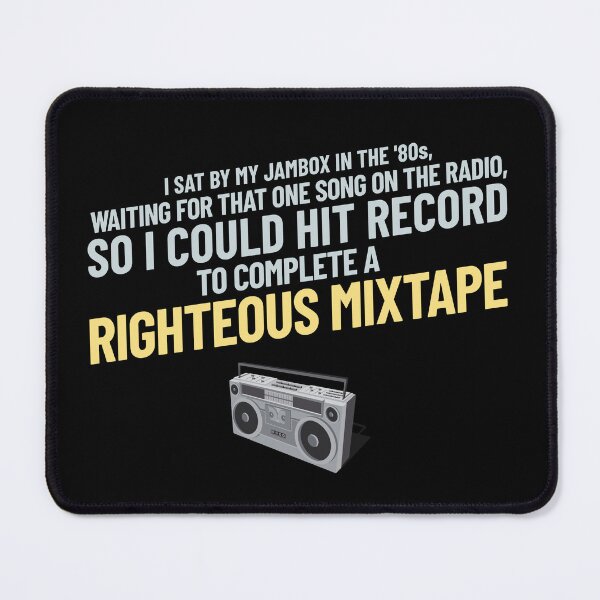 Item preview, '80s Jambox, Righteous Mixtape Life -- retro nostalgia designed and sold by The Sporty Nerd.