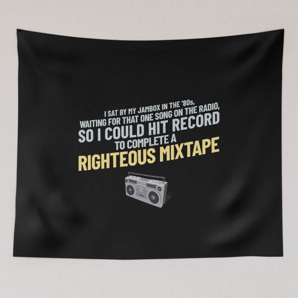 Item preview, '80s Jambox, Righteous Mixtape Life -- retro nostalgia designed and sold by The Sporty Nerd.