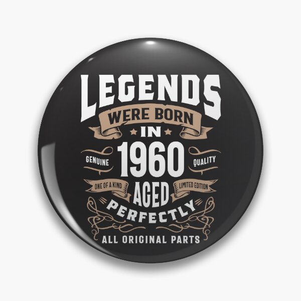 Item preview, Legends Were Born in 1960 Aged Perfectly | 66th Birthday Vintage designed and sold by cidolopez.
