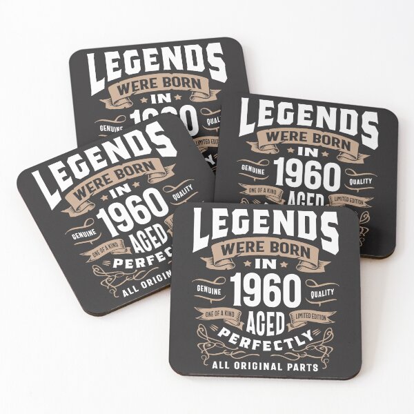 Item preview, Legends Were Born in 1960 Aged Perfectly | 66th Birthday Vintage designed and sold by cidolopez.