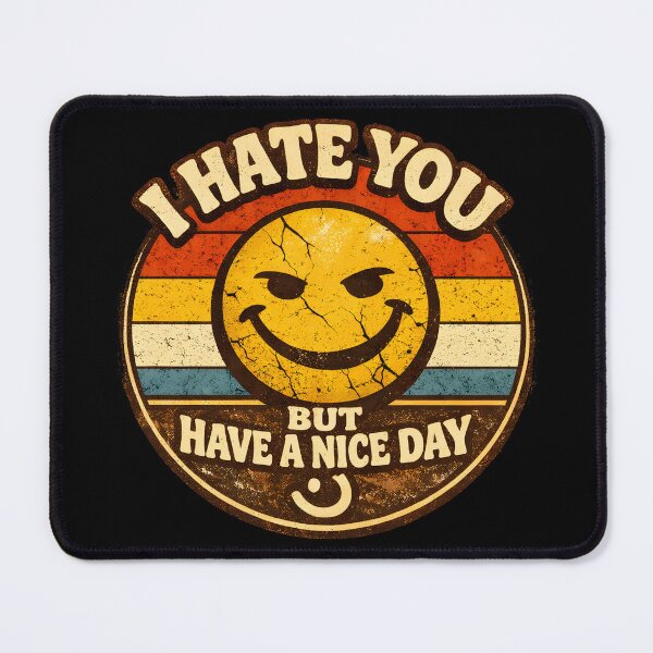 Item preview, I Hate You Vintage Smile designed and sold by NitRes.