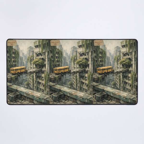 Item preview, The Overgrown High-Rise - Apocalyptic World designed and sold by bapupa.