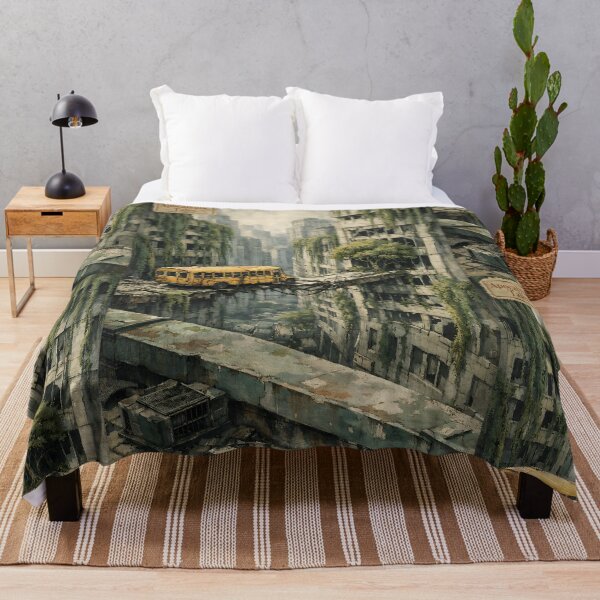 Item preview, The Overgrown High-Rise - Apocalyptic World designed and sold by bapupa.
