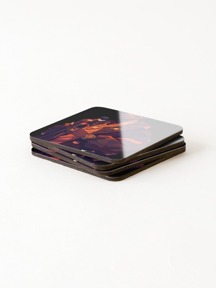 Thumbnail 4 of 5, Coasters (Set of 4), Rakim Rapper designed and sold by macgortffqa.
