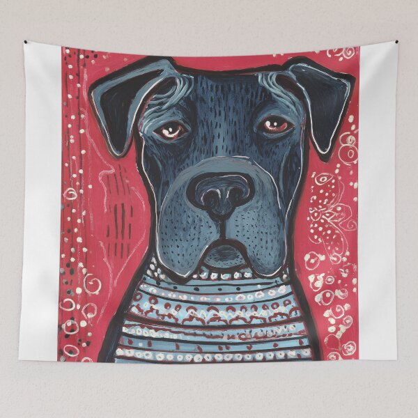 Item preview, Colorful Cane Corso Portrait designed and sold by lautir.