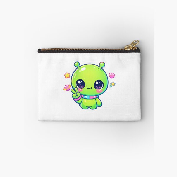 Item preview, Cute Alien Peace Sticker designed and sold by Barkybond.