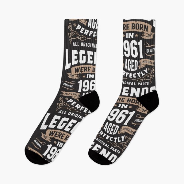 Item preview, Legends Were Born in 1961 Aged Perfectly | 65th Birthday Vintage designed and sold by cidolopez.