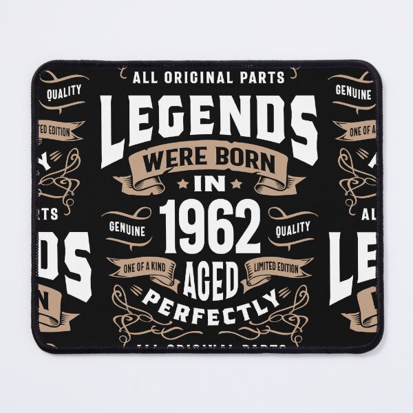 Item preview, Legends Were Born in 1962 Aged Perfectly | 64th Birthday Vintage designed and sold by cidolopez.