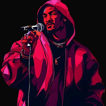 Artwork thumbnail, Rakim Rapper by macgortffqa