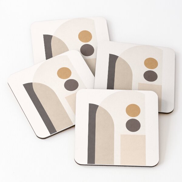 Item preview, Soft Geometry – Mid Century Modern Abstract Composition designed and sold by DrizzyV.