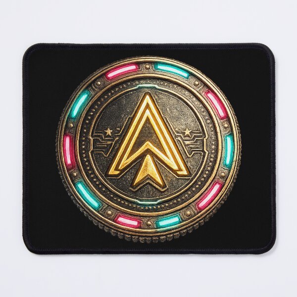 Item preview, Futuristic Golden Arrow Emblem designed and sold by AmosSDoss.