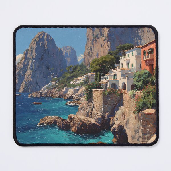 Item preview, Capri Charming Coastal Cliffside Homes designed and sold by daila70.