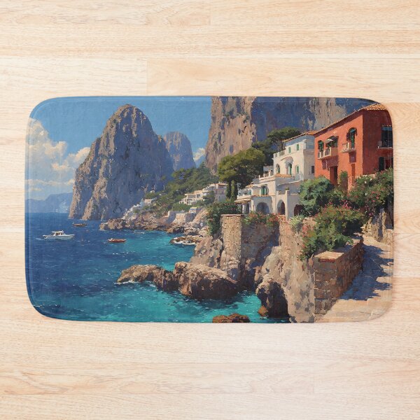 Item preview, Capri Charming Coastal Cliffside Homes designed and sold by daila70.
