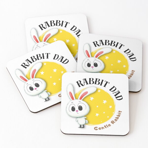 Item preview, Rabbit Dad Chinese Zodiac – Gentle Rabbit Dad Illustration designed and sold by OriginalMindArt.