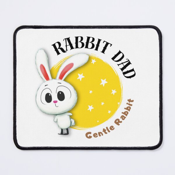 Item preview, Rabbit Dad Chinese Zodiac – Gentle Rabbit Dad Illustration designed and sold by OriginalMindArt.