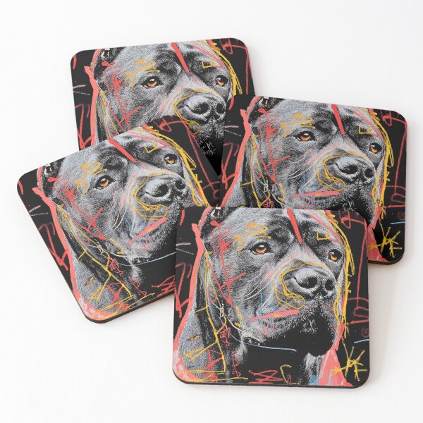 Item preview, Colorful Abstract Cane Corso Portrait designed and sold by lautir.