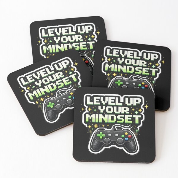 Item preview, Level Up Your Mindset Gamer Motivation designed and sold by Tropivaro.